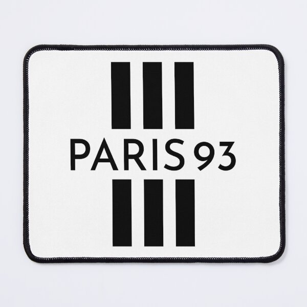 Item preview, Paris 93 3 stripes black designed and sold by WilliamsGFX.