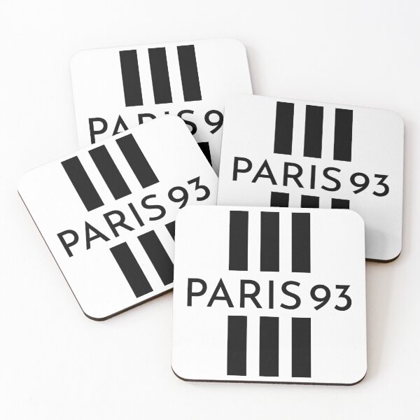 Item preview, Paris 93 3 stripes black designed and sold by WilliamsGFX.