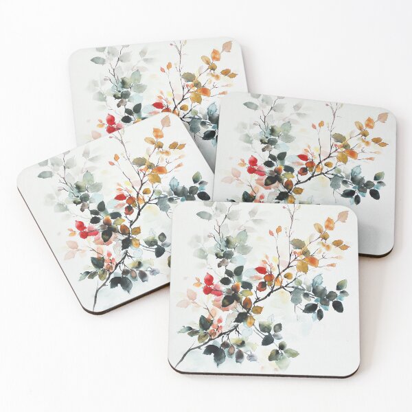 Item preview, Vibrant Spring Blossoms Series: Exquisite Witch Hazel Watercolor Artwork - Floral Elegance for Home Styling & Office Decor designed and sold by Peek-Designs.