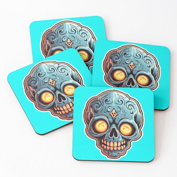 Item preview, Mystical flame look: glowing skull motif designed and sold by digistampdesign.
