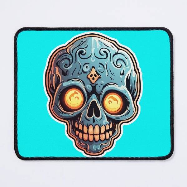 Item preview, Mystical flame look: glowing skull motif designed and sold by digistampdesign.