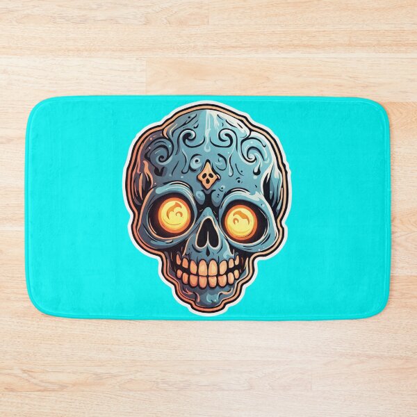 Item preview, Mystical flame look: glowing skull motif designed and sold by digistampdesign.