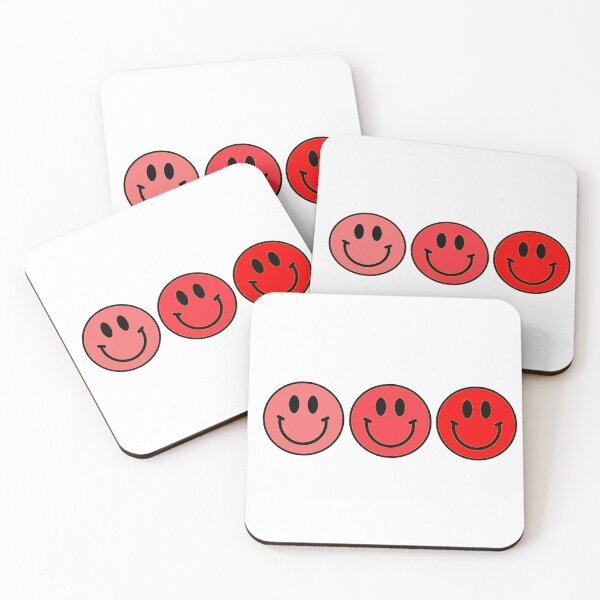 Item preview, Red Monochrome Smiley designed and sold by michaelawells97.