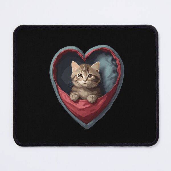 Item preview, Cat Heart Valentines Day designed and sold by Batiz.
