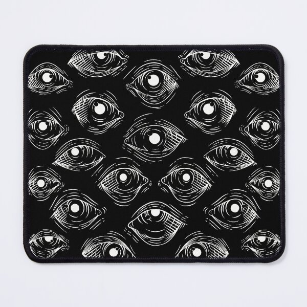 Item preview, The Everwatcing Eyes White on black designed and sold by wolkentanzer.