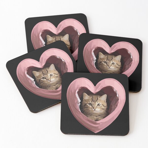 Item preview, Cat Heart Valentines Day designed and sold by Batiz.