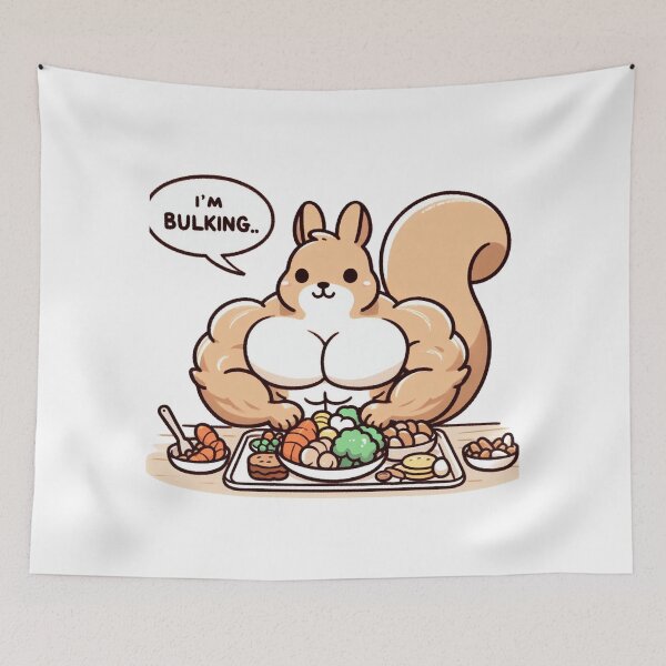 Item preview, Bulking Season Squirrel designed and sold by LemuellTrends.