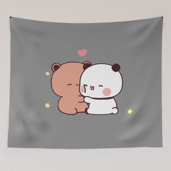 Item preview, DuDu Bear and BuBu Panda’s Love❤️ designed and sold by Pandety.