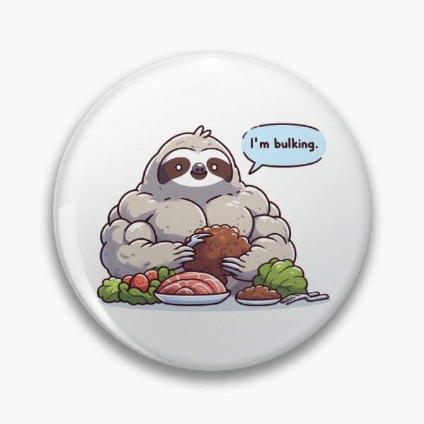 Item preview, Bulking Season Sloth designed and sold by LemuellTrends.
