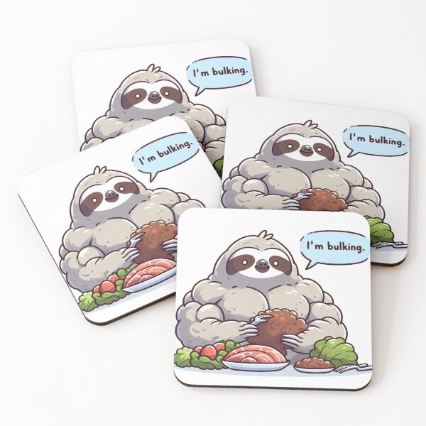 Item preview, Bulking Season Sloth designed and sold by LemuellTrends.