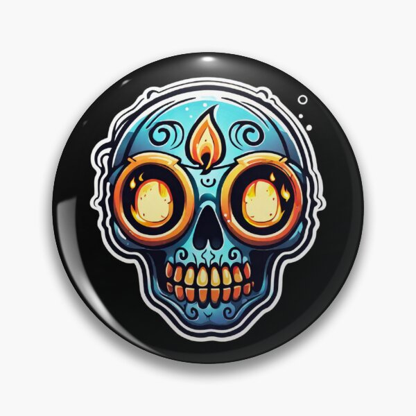 Item preview, Flickering Soul Depth: Mystical Fire Skull designed and sold by digistampdesign.
