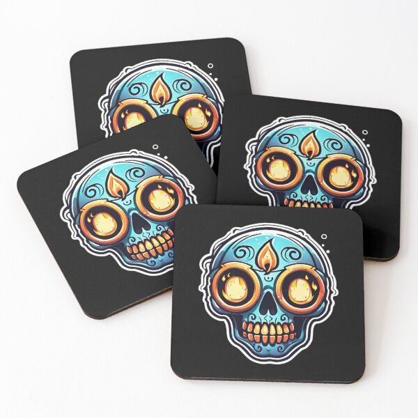 Item preview, Flickering Soul Depth: Mystical Fire Skull designed and sold by digistampdesign.