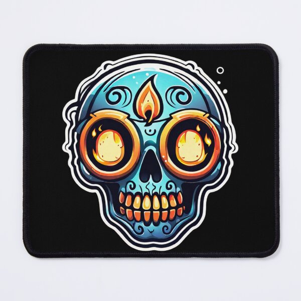 Item preview, Flickering Soul Depth: Mystical Fire Skull designed and sold by digistampdesign.