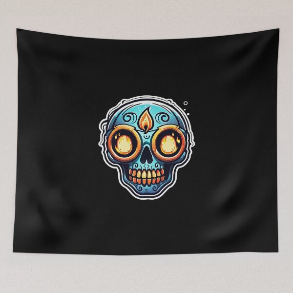 Item preview, Flickering Soul Depth: Mystical Fire Skull designed and sold by digistampdesign.