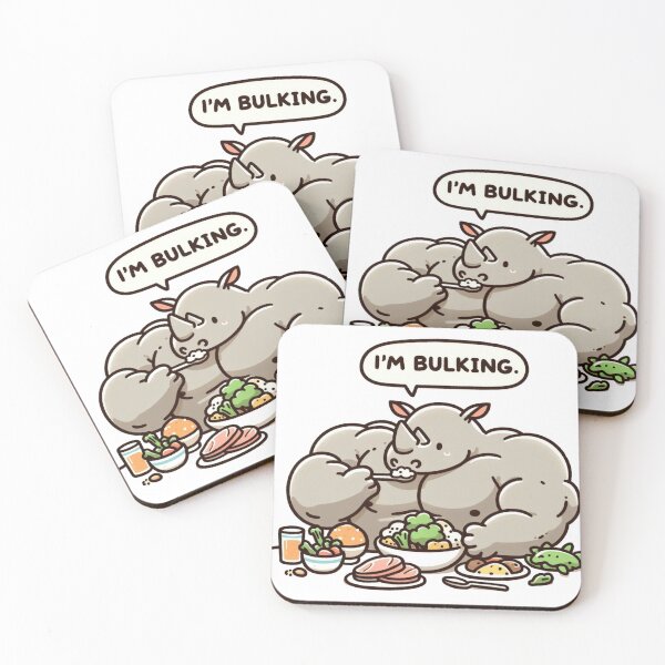 Item preview, Bulking Season Rhino designed and sold by LemuellTrends.