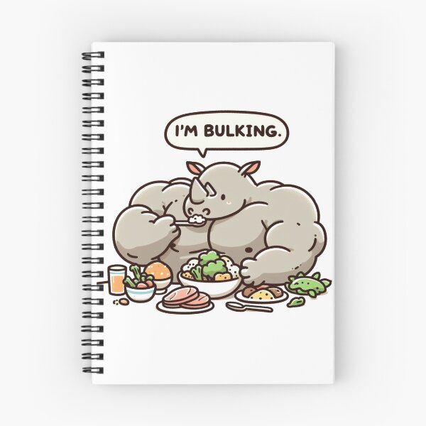 Item preview, Bulking Season Rhino designed and sold by LemuellTrends.