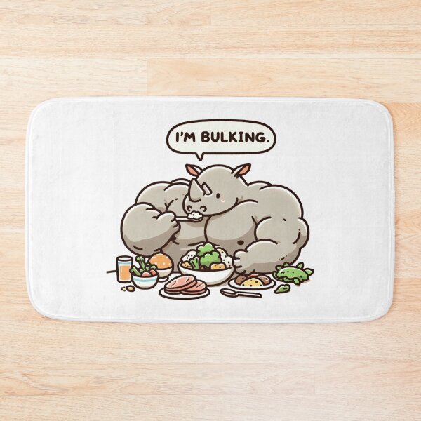 Item preview, Bulking Season Rhino designed and sold by LemuellTrends.