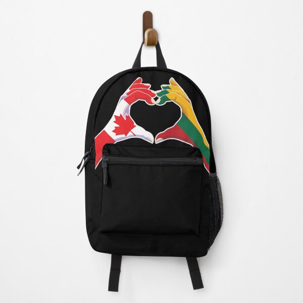 Item preview, Lithuania Lithuanian Canadian Canada Love Heart Peace designed and sold by FlagX.