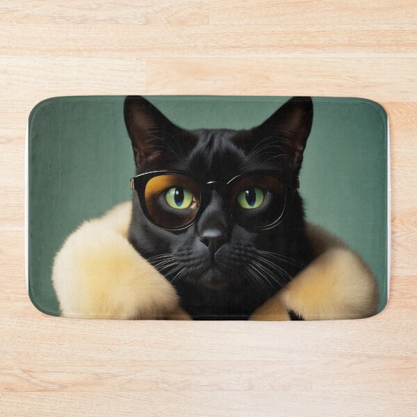 Item preview, Anthropomorphic Cat Collection - Domestic Shorthair #20 Black Cat designed and sold by elektronen.
