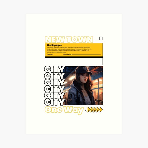 Artikel-Vorschau von New Town – City Girl: Eine einzigartige, urbane Chic-Kollektion, designt und verkauft von montrealinabox.