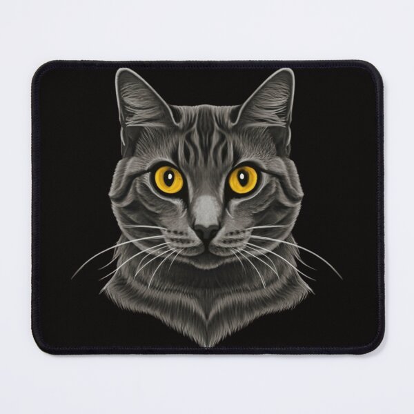 Item preview, noir representation of a cat silhouette, using one-line art designed and sold by aipaint.