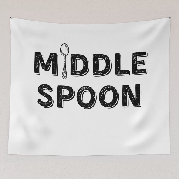 Item preview, I'm The Middle Spoon | Throuple | Polyamory designed and sold by throuplescorner.