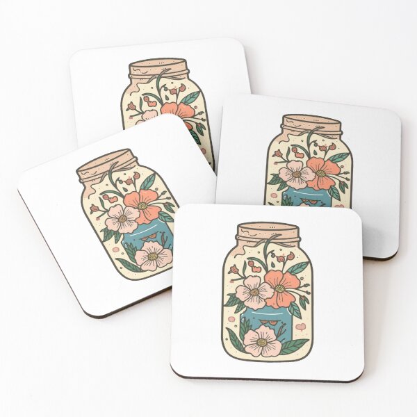 Item preview, Flowers and reams in a Mason jar designed and sold by PrimeInk.