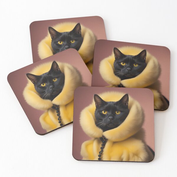 Item preview, Anthropomorphic Cat Collection - Domestic Shorthair #21 Black Cat designed and sold by elektronen.