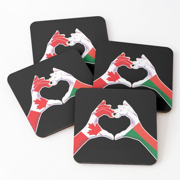Item preview, Madagascar Malagasy Canada Canadian Love Heart Peace designed and sold by FlagX.