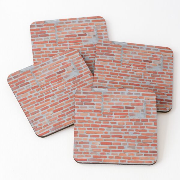 Item preview, Classic Red Brick Wall designed and sold by HOMETOWN86.