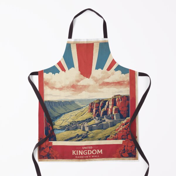 Item preview, Hadrians Wall United Kingdom Vintage Poster Tourism designed and sold by TravelersGems.