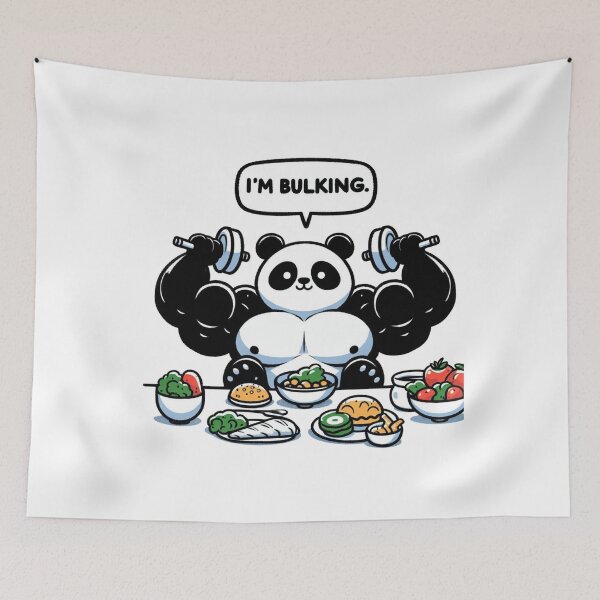 Item preview, Bulking Season Panda designed and sold by LemuellTrends.