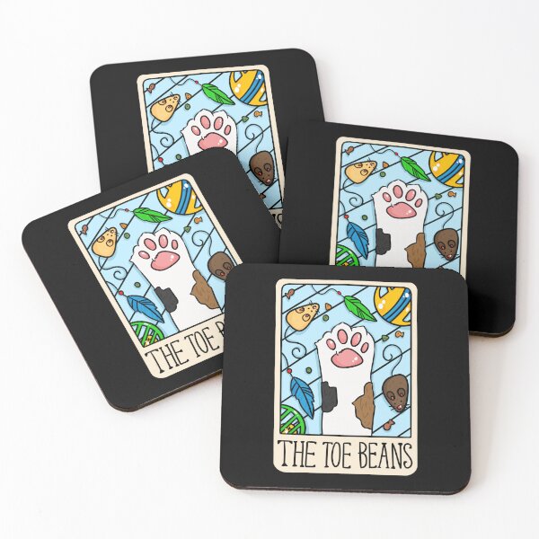 Item preview, The Toe Beans Tarot Card designed and sold by familiarsadie.