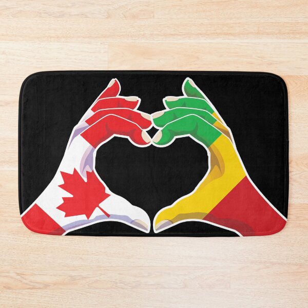 Item preview, Mali Malian Canada Canadian Love Heart Peace designed and sold by FlagX.