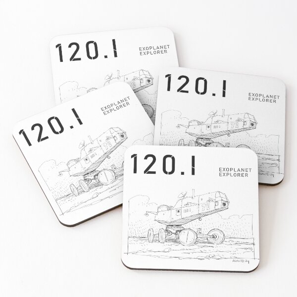 Item preview, 120.I Exoplanet Explorer Drawing designed and sold by Ailantd.
