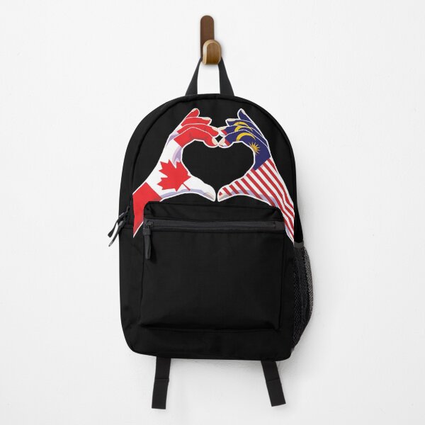 Item preview, Malaysia Malaysian Canadian Canada Love Heart Peace designed and sold by FlagX.