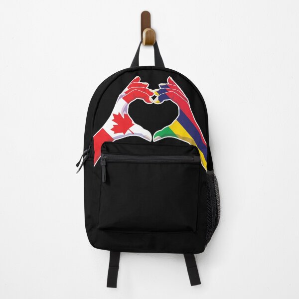 Item preview, Mauritius Mauritian Canadian Canada Love Heart Peace designed and sold by FlagX.