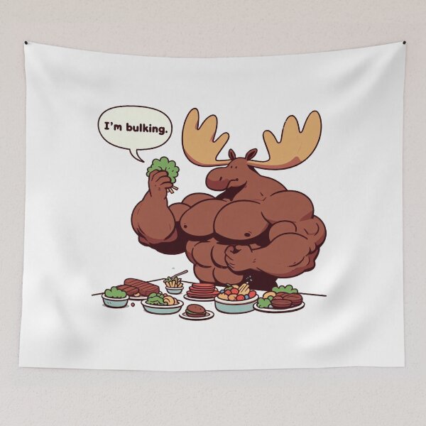 Item preview, Bulking Season Moose designed and sold by LemuellTrends.