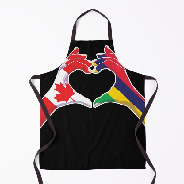 Item preview, Mauritius Mauritian Canadian Canada Love Heart Peace designed and sold by FlagX.