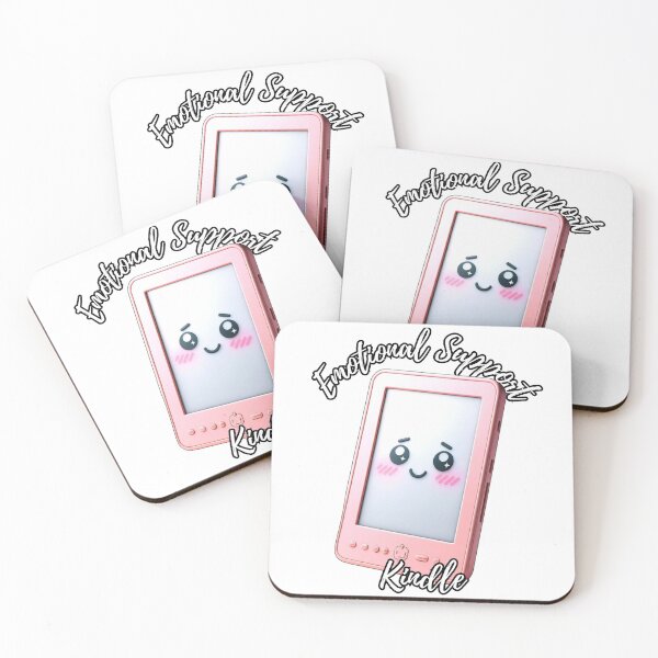 Item preview, Pink Emotional Support Kindle Electronic Reader Tablet designed and sold by kylmllr101684.