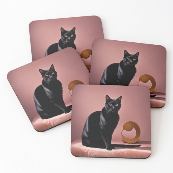 Item preview, Anthropomorphic Cat Collection - Domestic Shorthair #22 Black Cat designed and sold by elektronen.