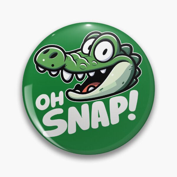 Artikelvorschau, Oh Snap Cartoon-Krokodil entworfen und verkauft von DetourShirts.