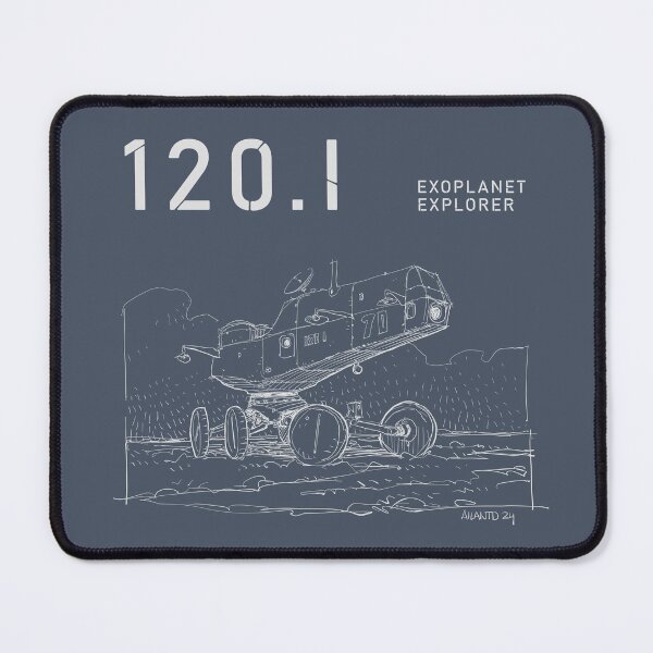 Item preview, 120.I Exoplanet Explorer Drawing designed and sold by Ailantd.