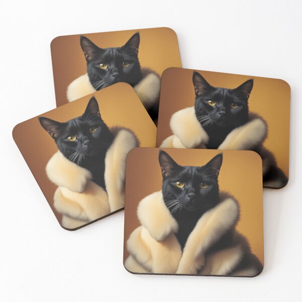 Item preview, Anthropomorphic Cat Collection - Domestic Shorthair #23 Black Cat designed and sold by elektronen.