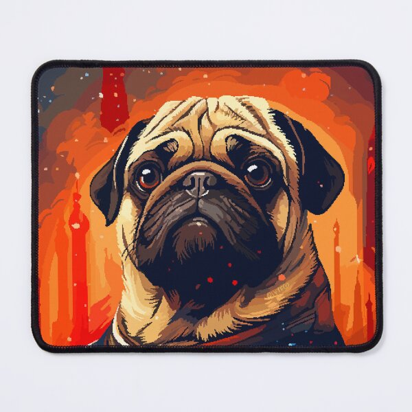 Item preview, Cute Pug Dog Knight Character Retro Pixel Art designed and sold by LVTFCOarts.