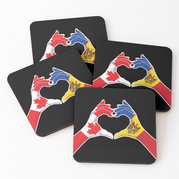 Item preview, Moldova Moldovan Canadian Canada Love Heart Peace designed and sold by FlagX.