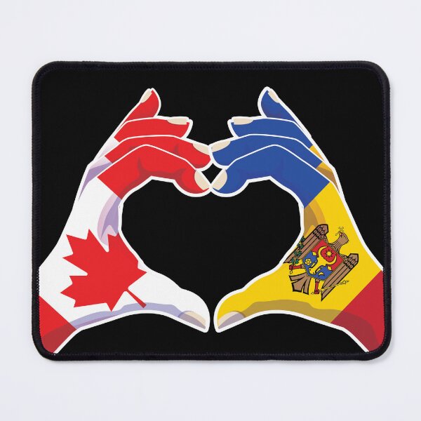Item preview, Moldova Moldovan Canadian Canada Love Heart Peace designed and sold by FlagX.