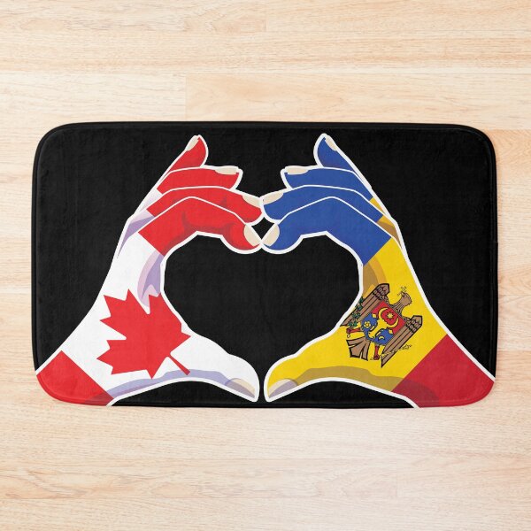 Item preview, Moldova Moldovan Canadian Canada Love Heart Peace designed and sold by FlagX.