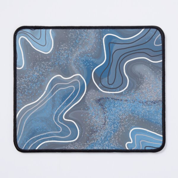 Item preview, Geode Design with Grays and Blues designed and sold by jwturcott.