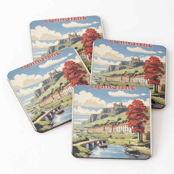 Item preview, Yorkshire y Humber Reino Unido Vintage Poster Turismo designed and sold by TravelersGems.